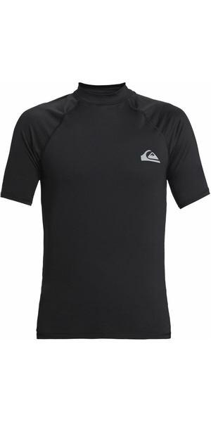 2026 Quiksilver Mens Everyday UV50 Short Sleeve Rash Vest AQYWR03130 - Black